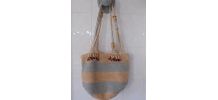 CABAS SAC STYLE VANESSA BRUNO VINTAGE 1960 TBE ROSE TRES PAL
