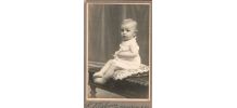 photo ancienne enfant carte de visite vers 1900