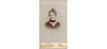 photo ancienne femme au chignon vers 1900