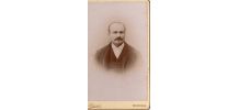 photo ancienne homme à la moustache vers 1900