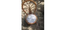 Tres jolie chaise en rotin vintage 