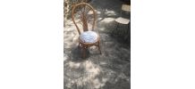 Tres jolie chaise en rotin vintage 