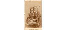 photo ancienne 2 enfants vers 1900