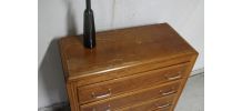 SOLDES -20% - Commode scandinave pieds compas 1960 laiton