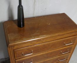 SOLDES -20% - Commode scandinave pieds compas 1960 laiton