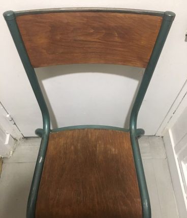 chaise écolier vintage 