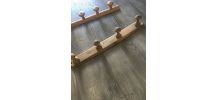 Porte manteaux en bois vintage 