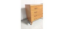 SOLDES - Large commode vintage pieds compas 1 mètre