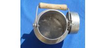 bidon  a lait en  aluminium , vintage