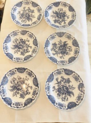 Service 6 assiettes plates et a desserts