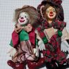Clowns en porcelaine