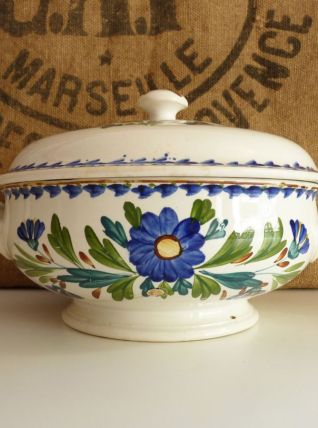 Ancienne soupière décor NEVA Sarreguemines