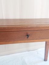 TABLE BUREAU ANCIENNE EN CHENE