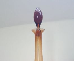 Carafe années 60 ambrée