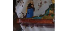 Ancienne statuette religieuse NOTRE DAME DE LOURDES