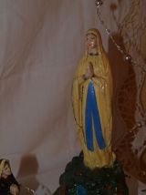 Ancienne statuette religieuse NOTRE DAME DE LOURDES