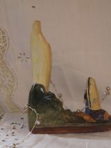 Ancienne statuette religieuse NOTRE DAME DE LOURDES