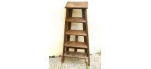 escabeau  ancien  en bois  , vintage