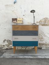 Commode / coiffeuse rétro à clapet