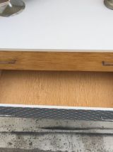 Commode / coiffeuse rétro à clapet