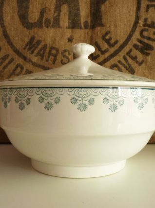 Ancienne soupière en céramique Digoin Sarreguemines