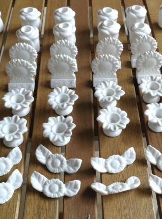 Décors de table en porcelaine / AFIBEL 46 pièces