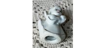 Vintage /  Ange en porcelaine doré à l'or fin