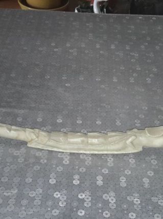Ancienne corne elephant