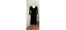 KAMOSHO / Robe de soirée noire et argentée taille 2 