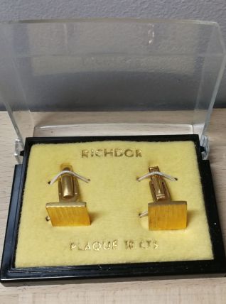 RICHDOR / Ancien coffret bouton de manchette 