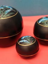LOT BOITES À BIJOUX ASIATIQUE  EFFET POUPÉE RUSSE