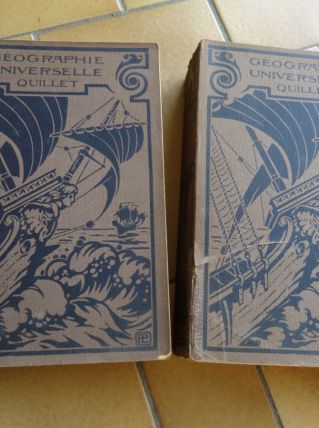 Géographie Universelle Quillet - 2 tomes