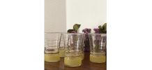 Verres à liqueur granites 
