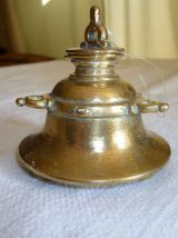 Encrier laiton inde vintage