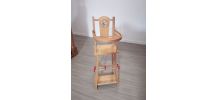Chaise haute pour poupée