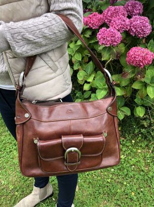Sac Cuir Vintage Tony Perotti
