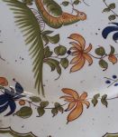 Assiette Vintage reproduction Vieux Moustiers 18 éme siécle