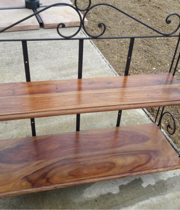 ETAGERE MURALE  FER FORGE