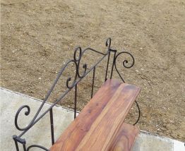 ETAGERE MURALE  FER FORGE