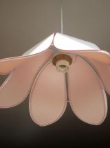 Suspension fleur rose et petites fleurs, vintage