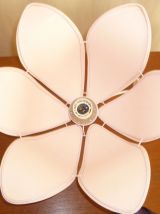 Suspension fleur rose et petites fleurs, vintage