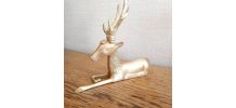 Cerf en laiton 