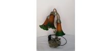 Lampe style art déco 3 tulipes