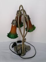 Lampe style art déco 3 tulipes
