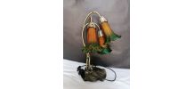 Lampe style art déco 3 tulipes