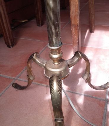 lampadaire laiton sans abat jour 