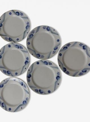 6 Assiettes à dessert 