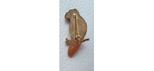 Broche perroquet émaillée vintage