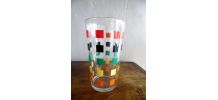 5 verres à orangeade vintage