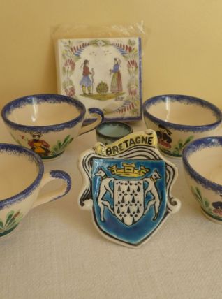 4 bolées bretonnes et ses petits +, vintage